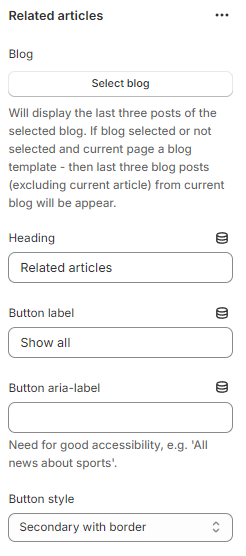 Related articles general